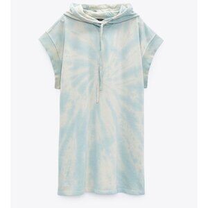 Zara Tie Dye Sweatshirt Dress